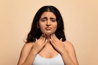 Portrait,Of,Unhappy,Sad,Sick,Indian,Woman,Suffering,From,Sore